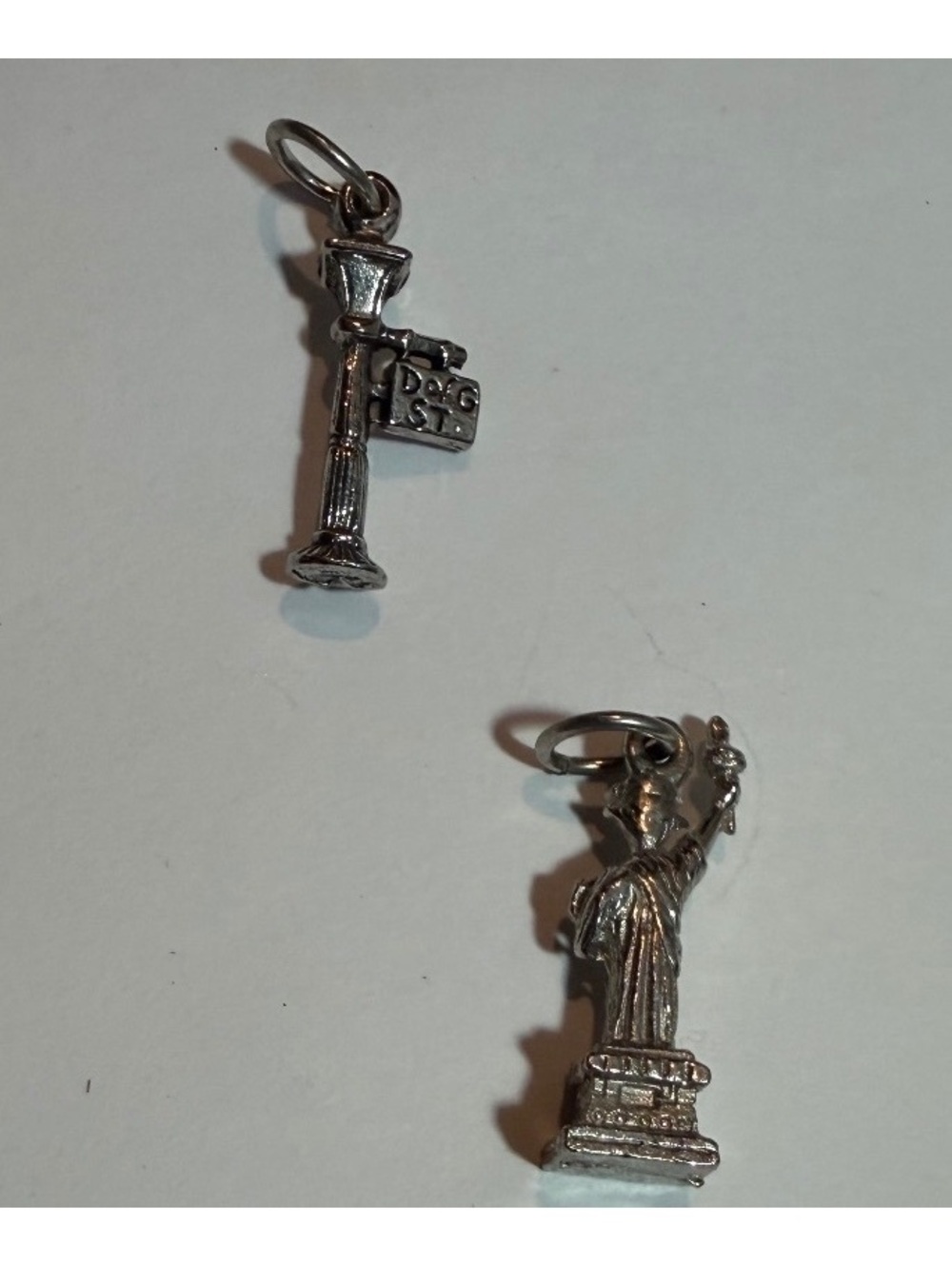 Statue of Liberty charm pair